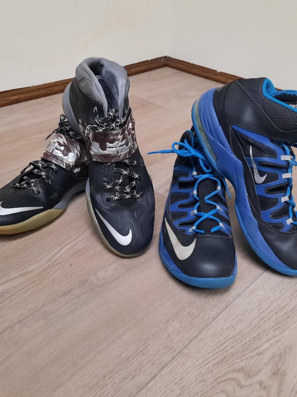 LOT of Men's NIKE Basketball Sneakers (2 Pairs) - Red/Black, Size 13